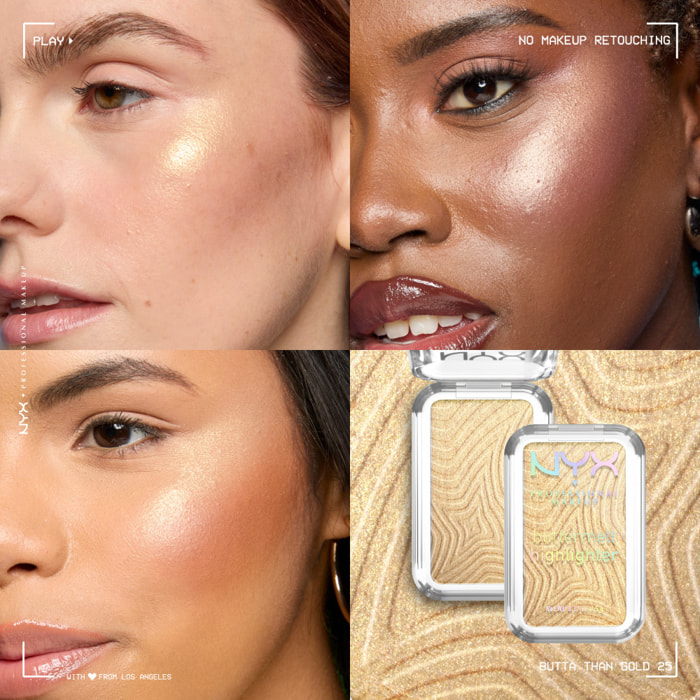 NYX Professional Makeup Buttermelt Highlighter BUTTA THAN GOLD