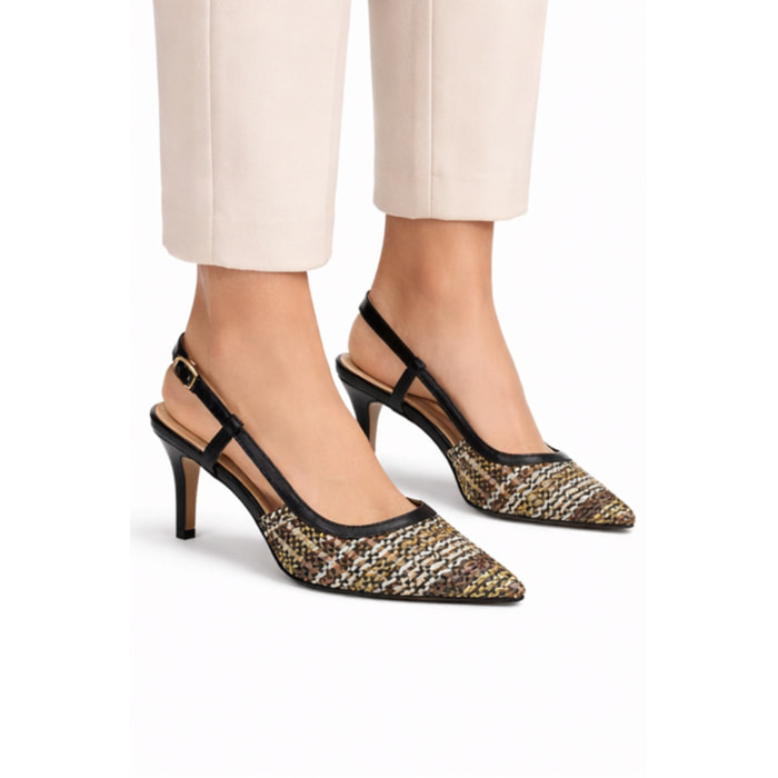 Decolletè con cinturino regolabile - tacco 8,5 cm