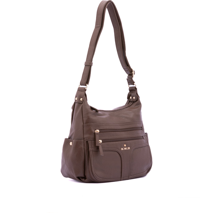 Borsa a spalla  da donna ecopelle Prodotto Vegano 33x25x14 cm