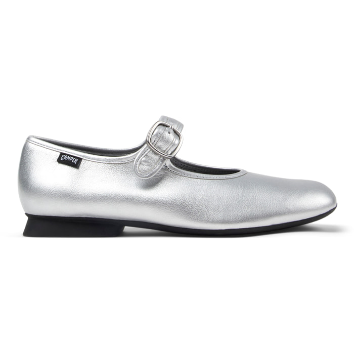 Ballerini - CAMPER Casi Myra - Grigio - Pelle liscia