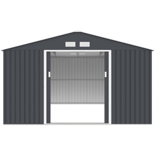 Abri de jardin métal "Vegas"- 15 m² - Gris