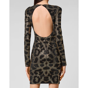 PHILIPP PLEIN Vestido corto LEOPARD