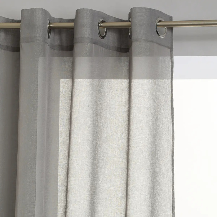 Voilage gris 140x240cm
