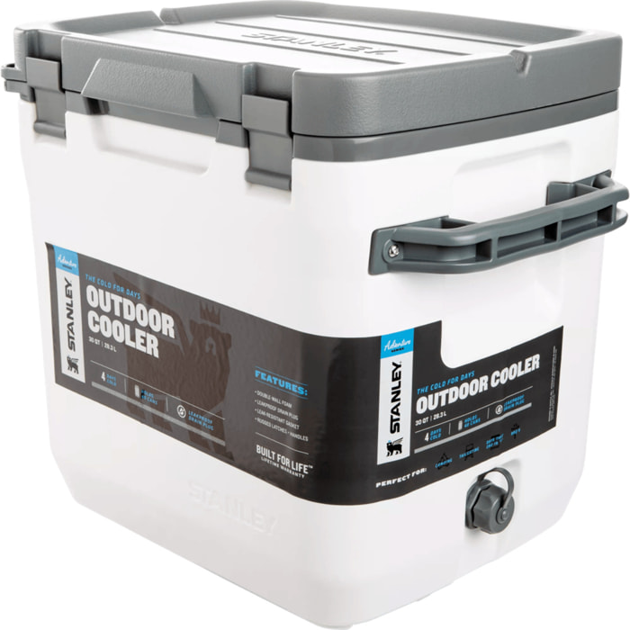Nevera portátil - 28,3L - COLD-FOR-DAYS OUTDOOR COOLER - Polar White