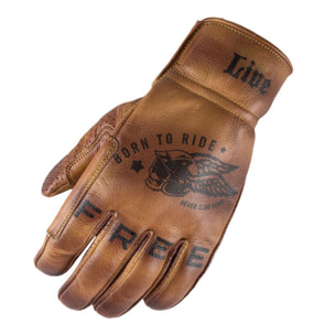 GUANTES DE MOTO DE CUERO INVICTUS FLAME