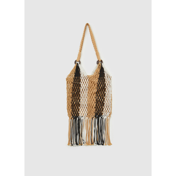 Borsa corda con frange