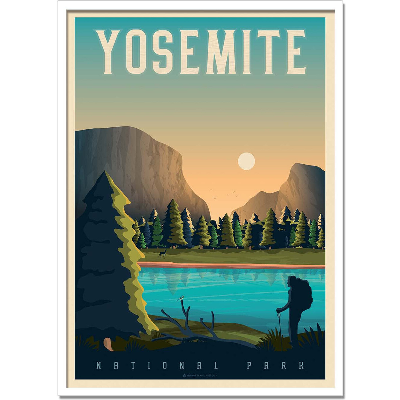 Affiche - Yosemite - Olahoop Travel Posters