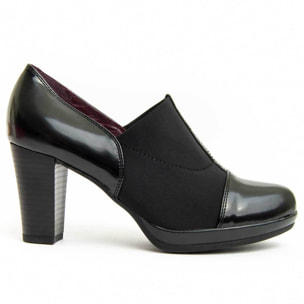 Zapato De Tacón - Negro - Altura: 8 Cm