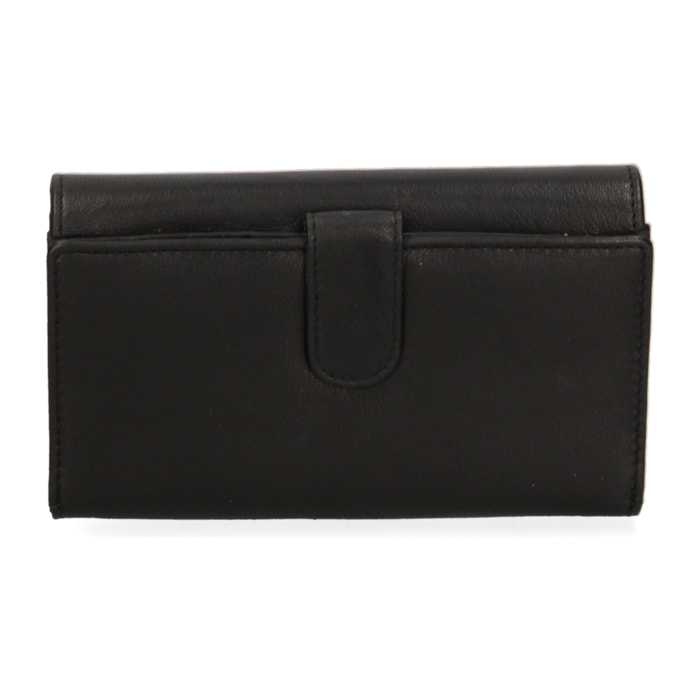 Portafoglio da donna In Vera pelle Made in Italy 17x10x4 cm