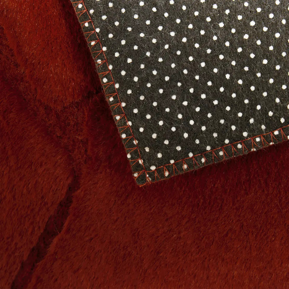 Tapis fausse fourrure Onina ambre 170x120cm