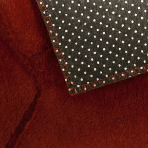 Tapis fausse fourrure Onina ambre 170x120cm