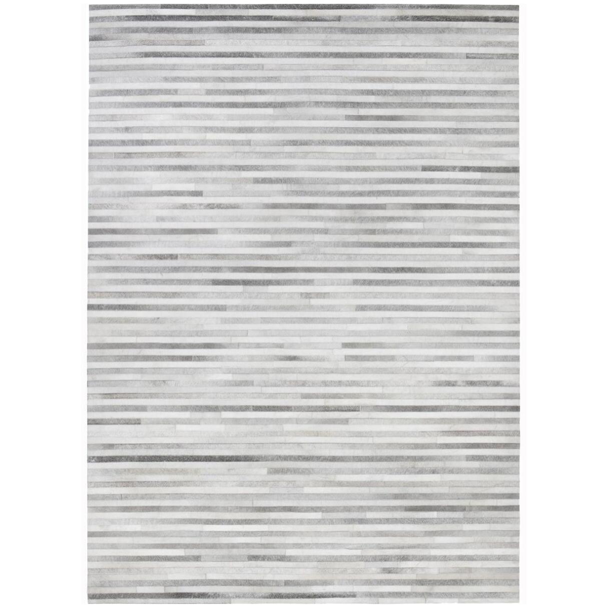 Tapis peau de vache kilim fait main TIGE