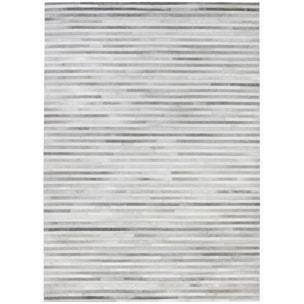 Tapis peau de vache kilim fait main TIGE