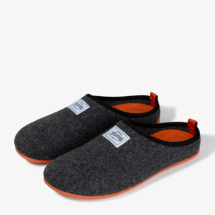 Zapatillas de Casa Mercredy Slipper Negro / Naranja D.Franklin