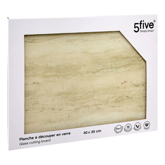 Planche à découper 30x40cm Harmony en verre trempé