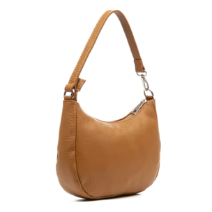 Altivole borsa a tracolla e a mano. Pelle autentica finitura Dollaro.