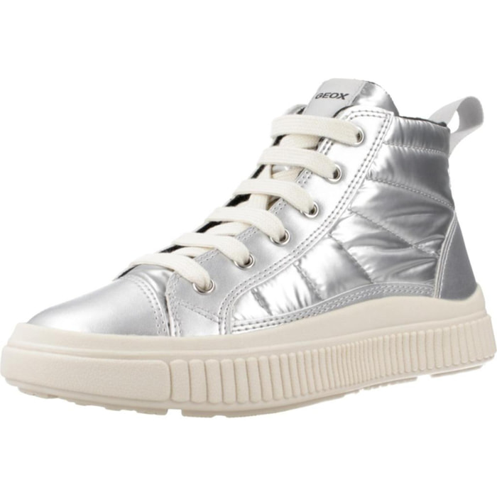 Zapatillas Niña de la marca GEOX  modelo J LAQUINNY PLATA