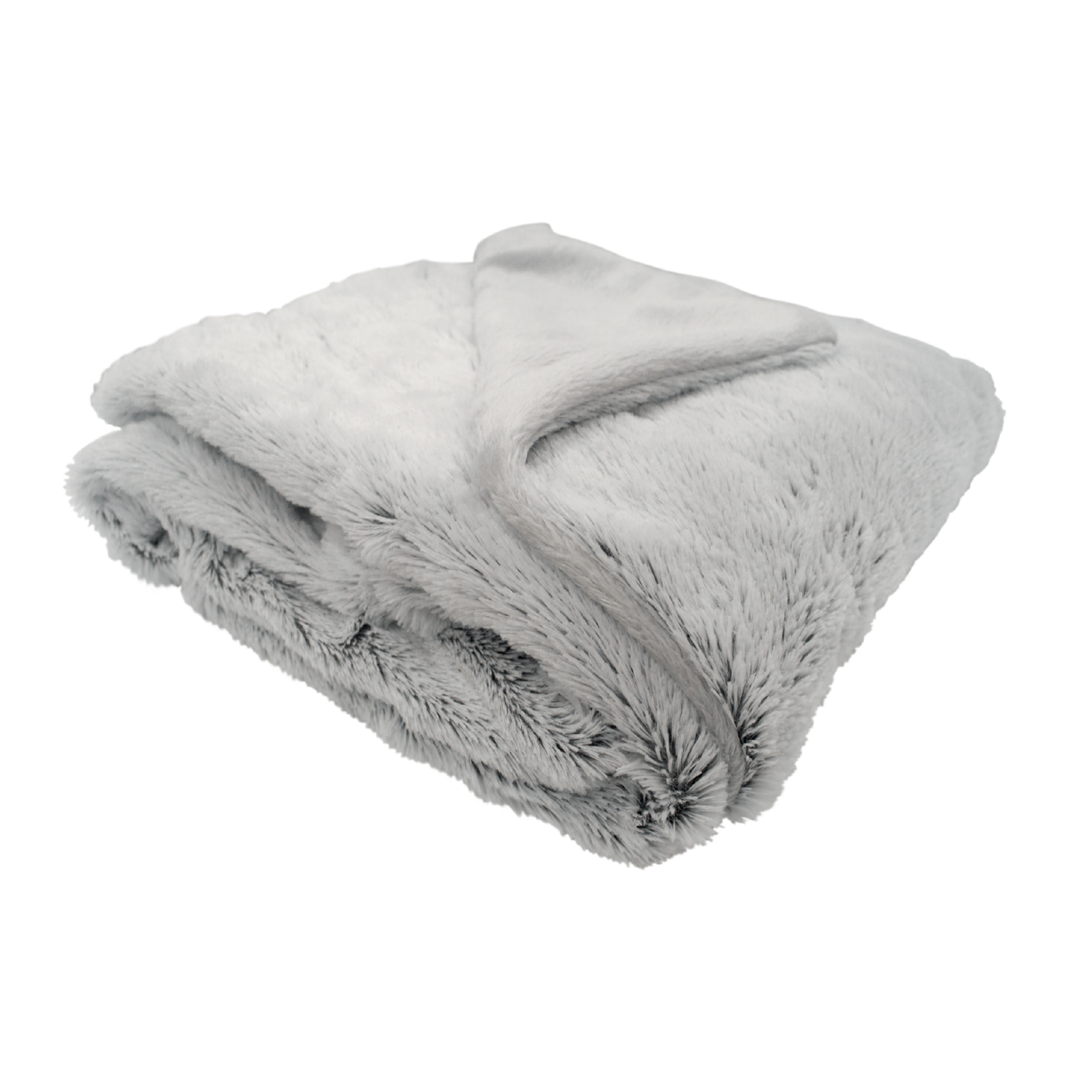 Couverture snow doublée Microdoux - Gris souris