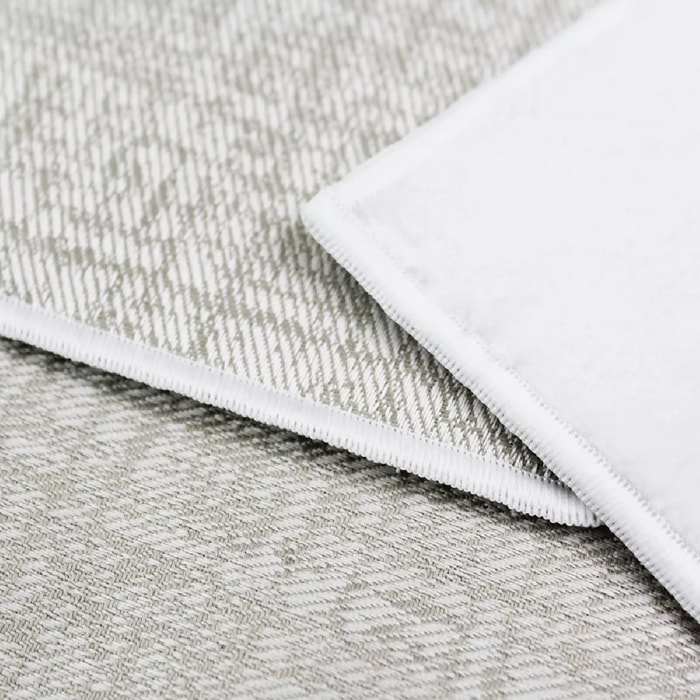 Carres demaquillants coton mélangé 300 g/m² motif jacquard beige Uni nacre