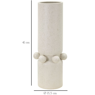 VASO CERAMICA BUBBLES CM Ø 15,5X41