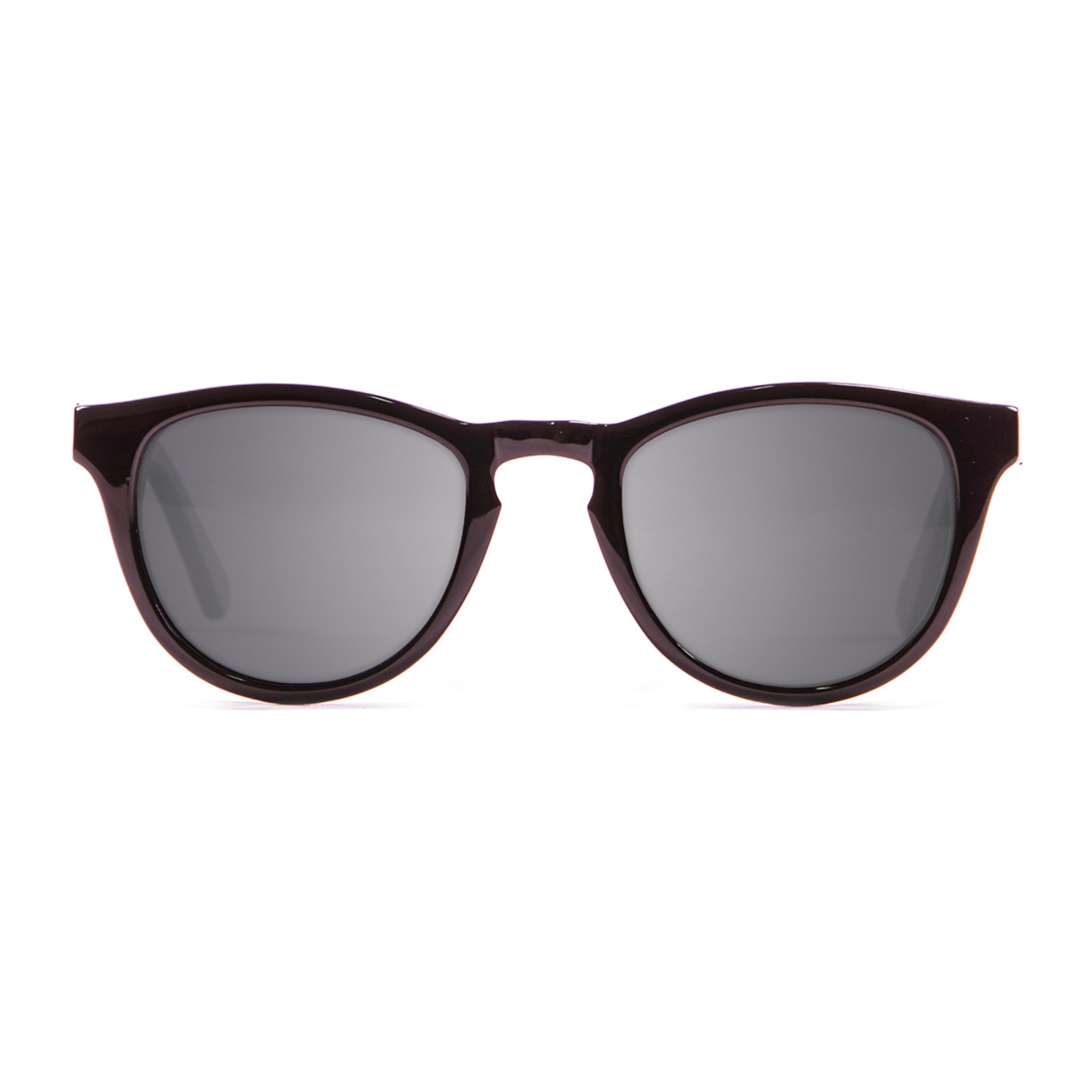 Gafas de sol KAU FLORENCIA - De acetato negro brillante y madera de ébano / Ahumada
