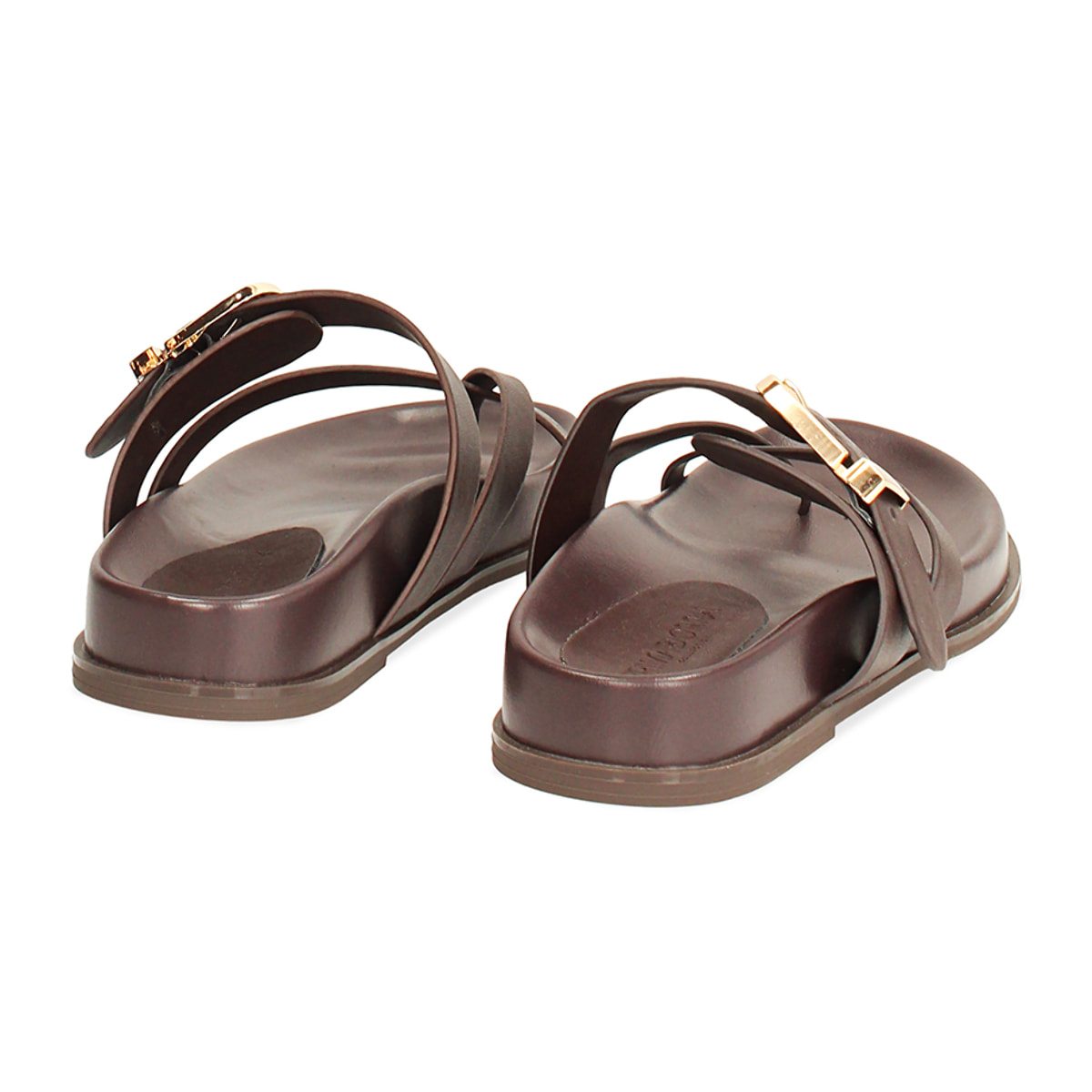 Fussbett testa di moro con suola flat