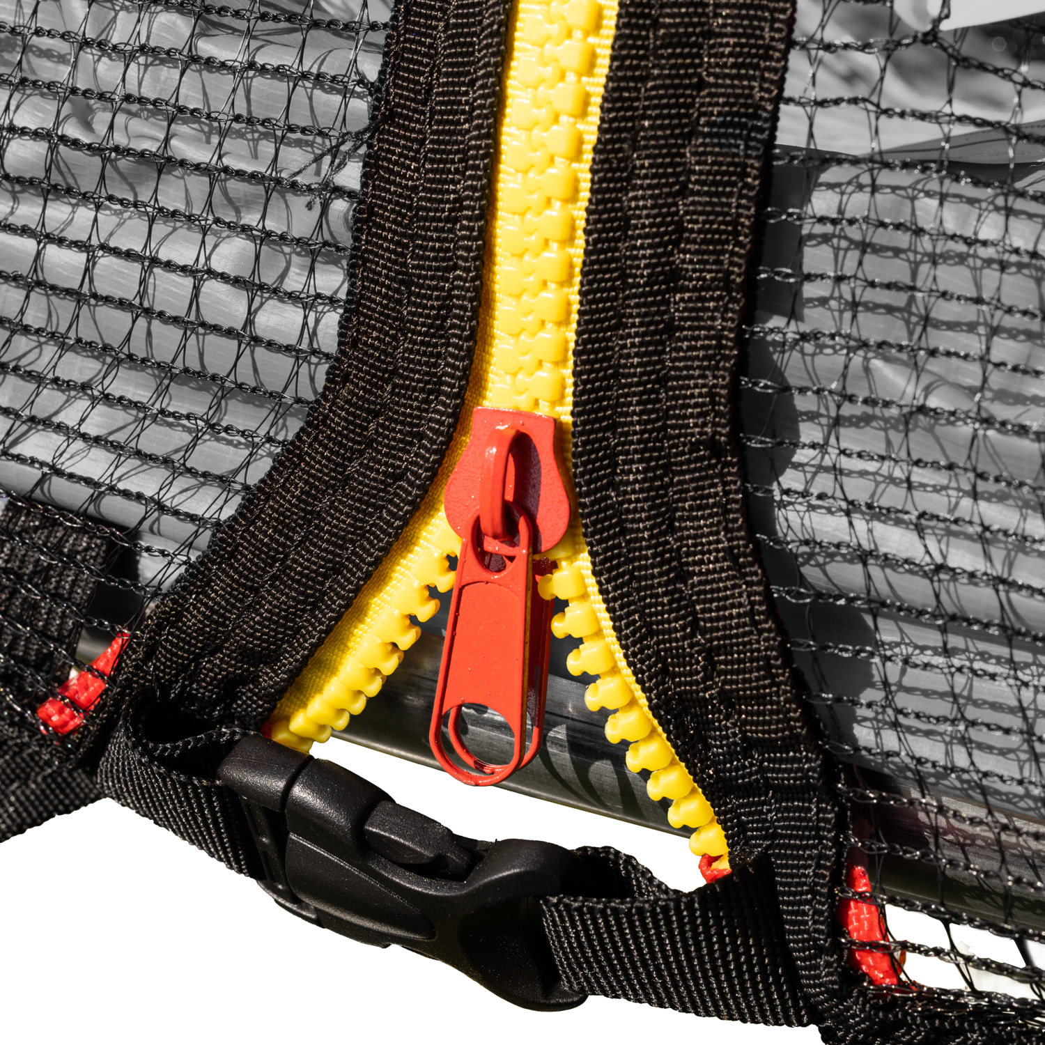 Trampoline réversible avec accessoires - Gris