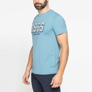 T-SHIRT GIROCOLLO DA UOMO CON STAMPE GRAFICHE