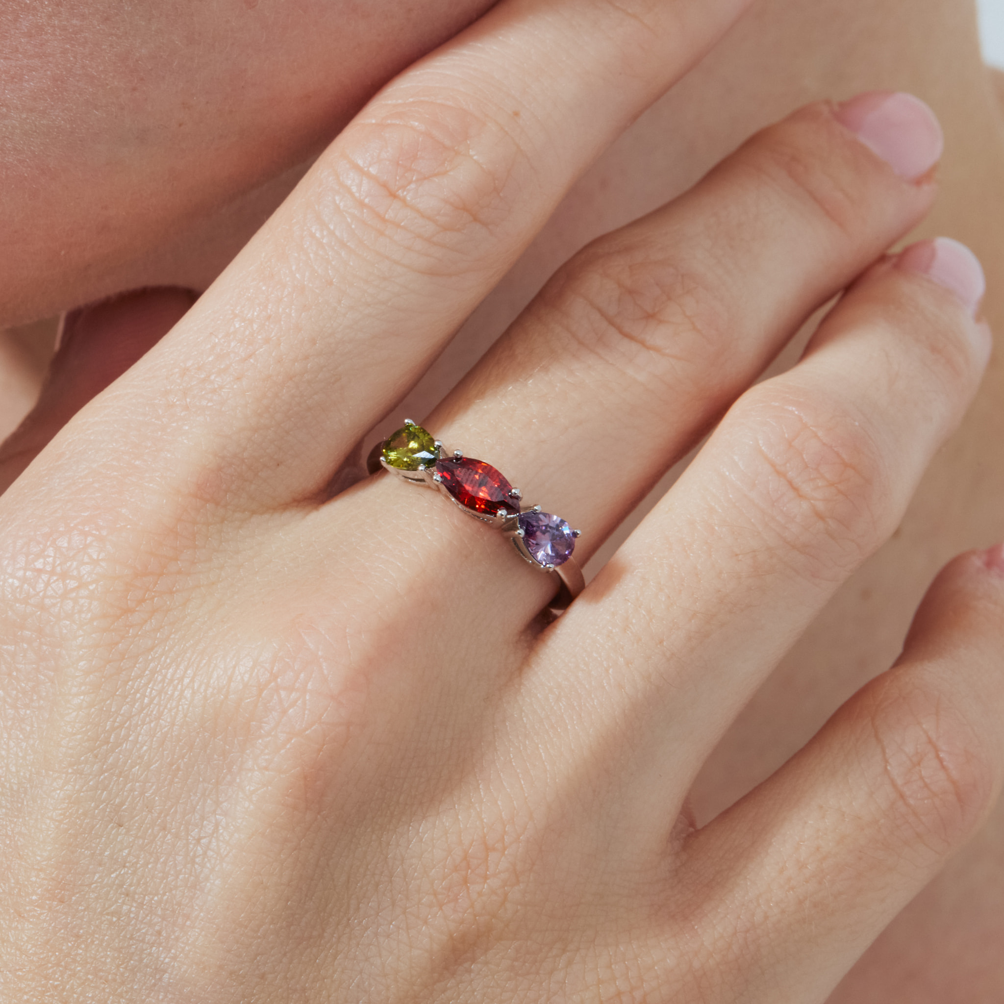 Anillo Prazma acabado plata