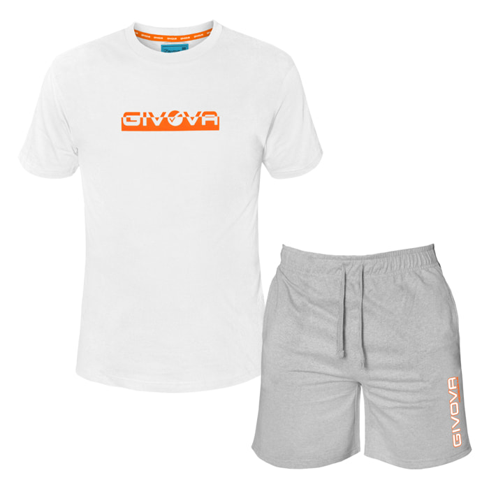 Completo Homewear Uomo Manica Corta GIVOVA Cotone