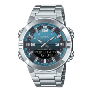 Reloj Casio AMW-870DA-2A2 Hombre Digital Cuarzo con Correa de Acero inoxidable