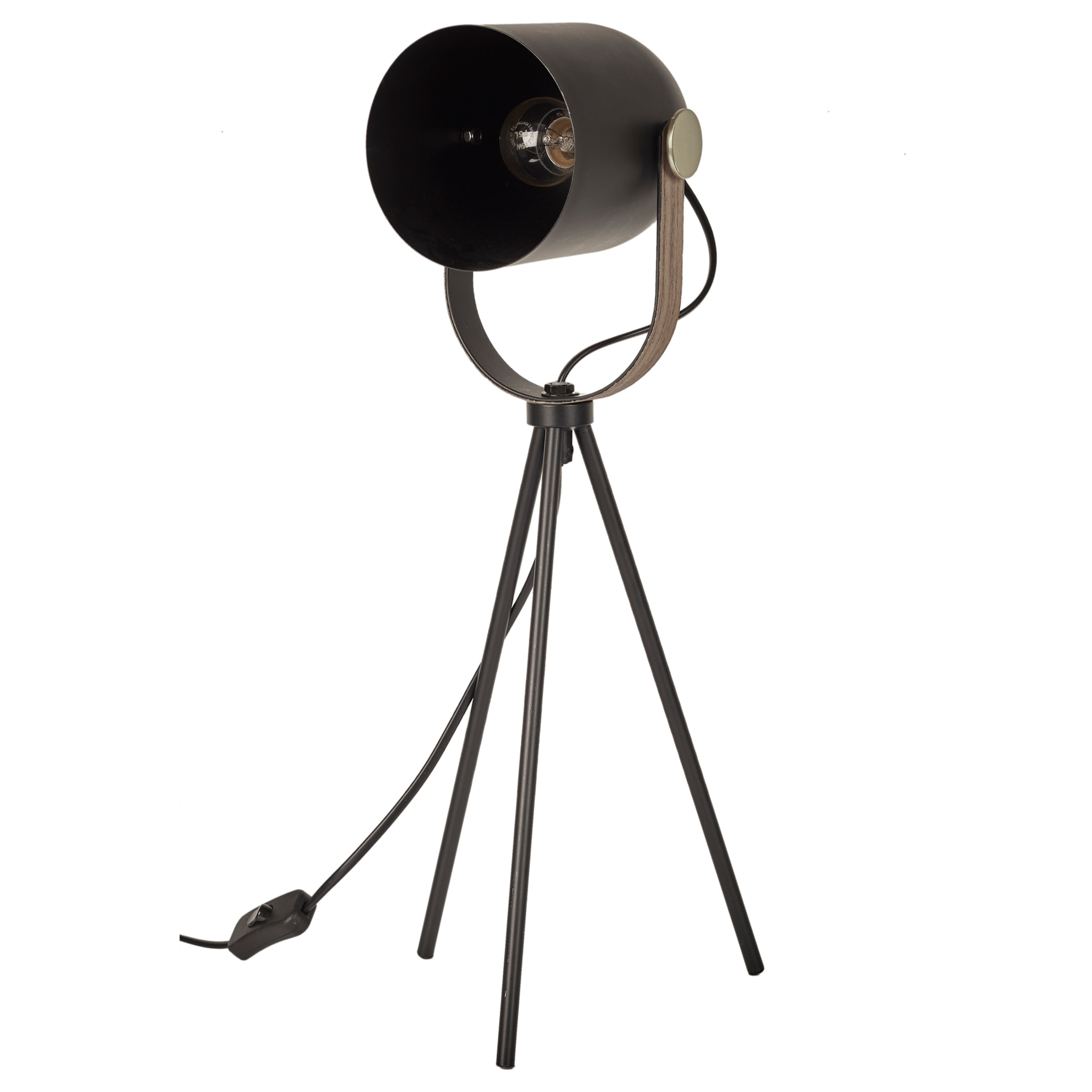 Lampe A Poser Indus Metal Noir