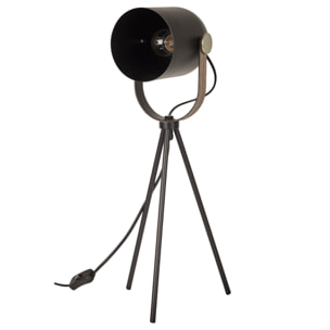Lampe A Poser Indus Metal Noir