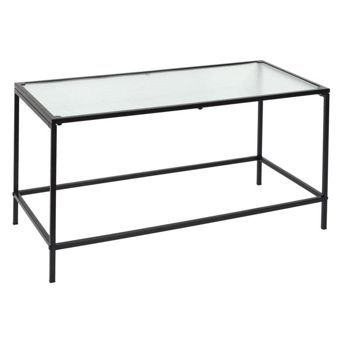 Table Basse Rosa Verre Texture