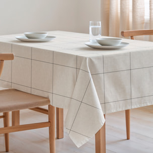 Mantel estampado antimanchas LAO NATURAL