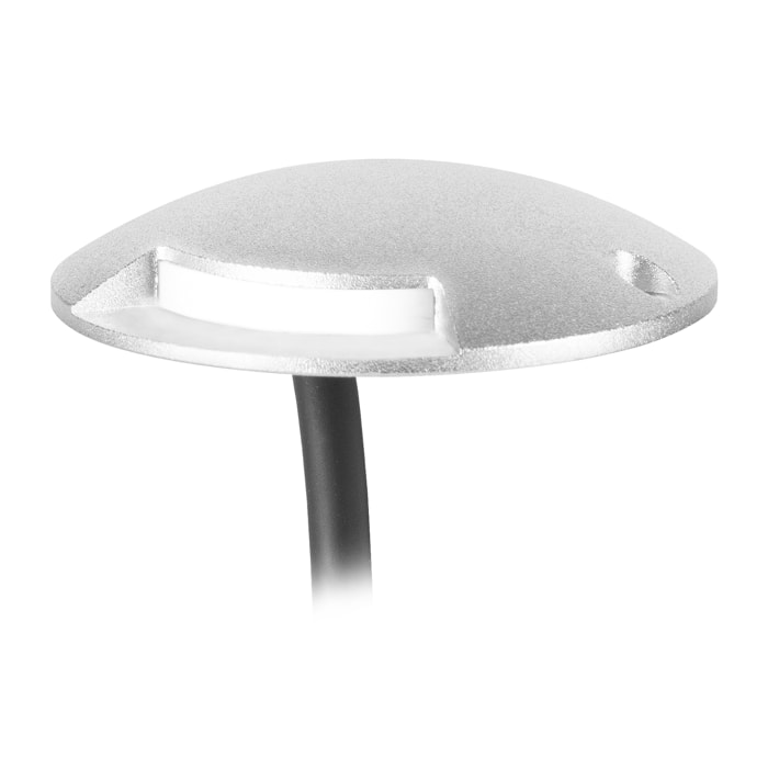Forlight Side baliza exterior coon luz led blanco cálido 3000K en color gris