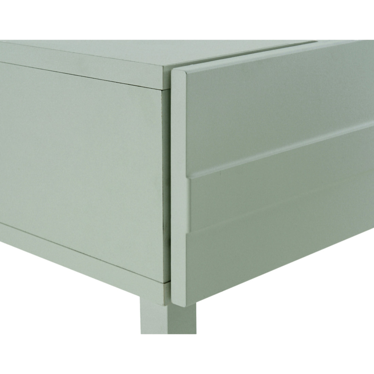 Sofia - table basse - vert sauge mat - 1 niche - 110 cm - Vert sauge