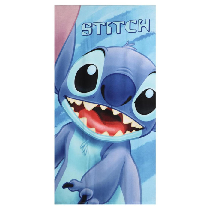 Toalla Microfibra de Stitch - 70x140x1 cm - Color:Azul