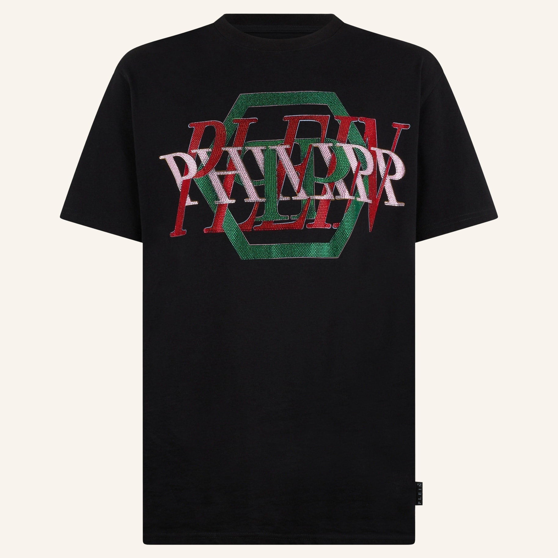 PHILIPP PLEIN T-shirt girocollo a maniche corte HEXAGON