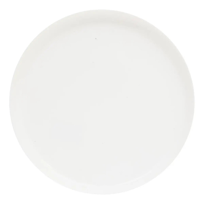Lot de 6 assiettes plate Mathilde D27cm blanc