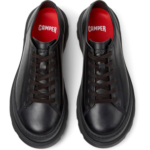 Scarpe stringate - CAMPER Brutus+ - Nero - Pelle liscia