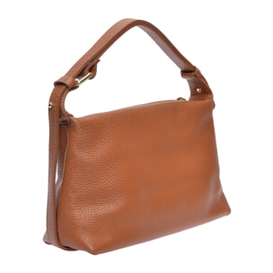 Borsa a tracolla Anna Luchini Cammello