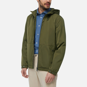 Chubasqueros > Cortavientos Hombre de la marca GEOX  modelo M LEITAN MID PARKA Green