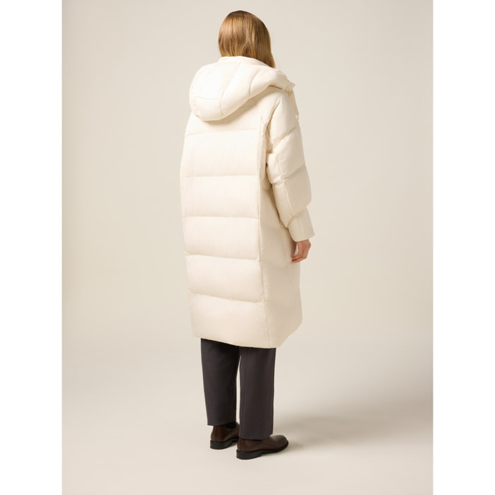 Oltre - Piumino lungo in vera piuma - Bianco