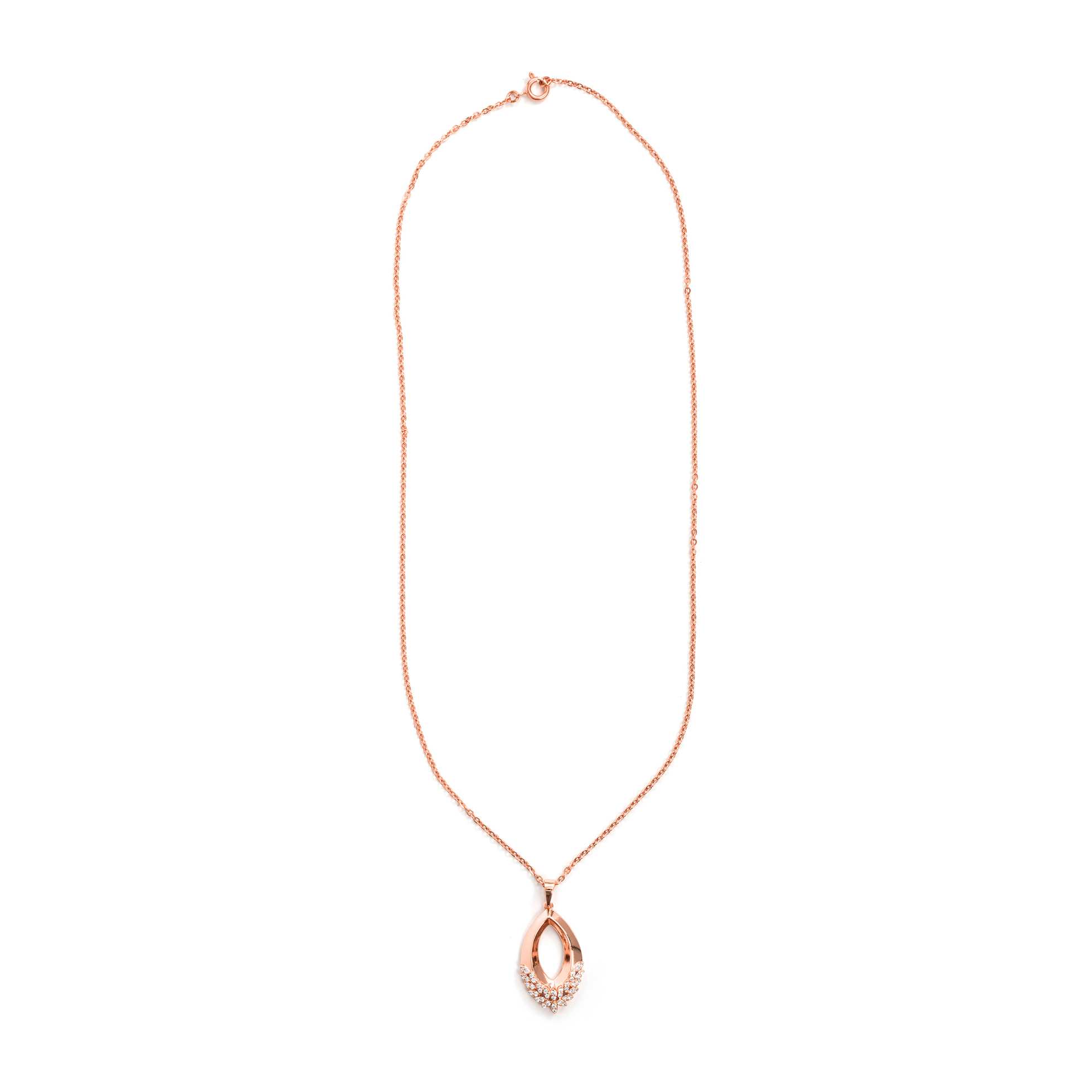 Collar Liwen acabado oro rosa 18k