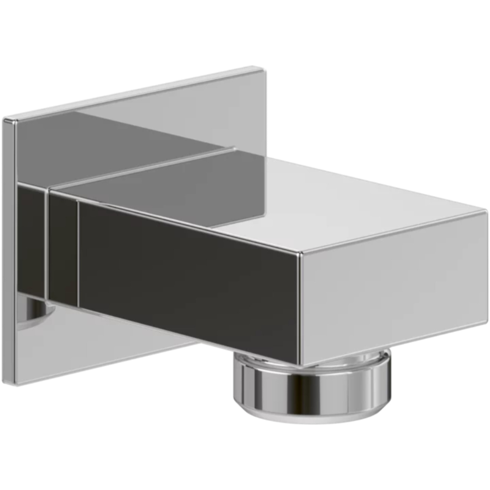 Coude de raccordement mural Universal rectangle Chrome