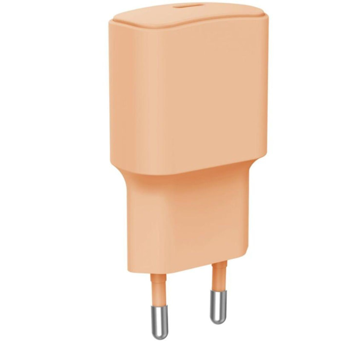 Chargeur USB C ESSENTIELB USB-C 20W Abricot