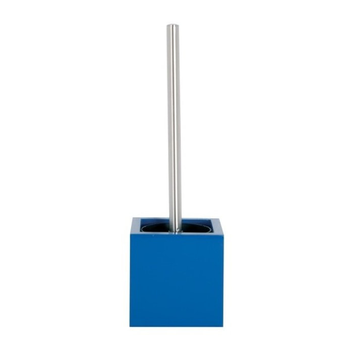 Brosse Wc avec support MDF & Inox Bleu Marine MSV