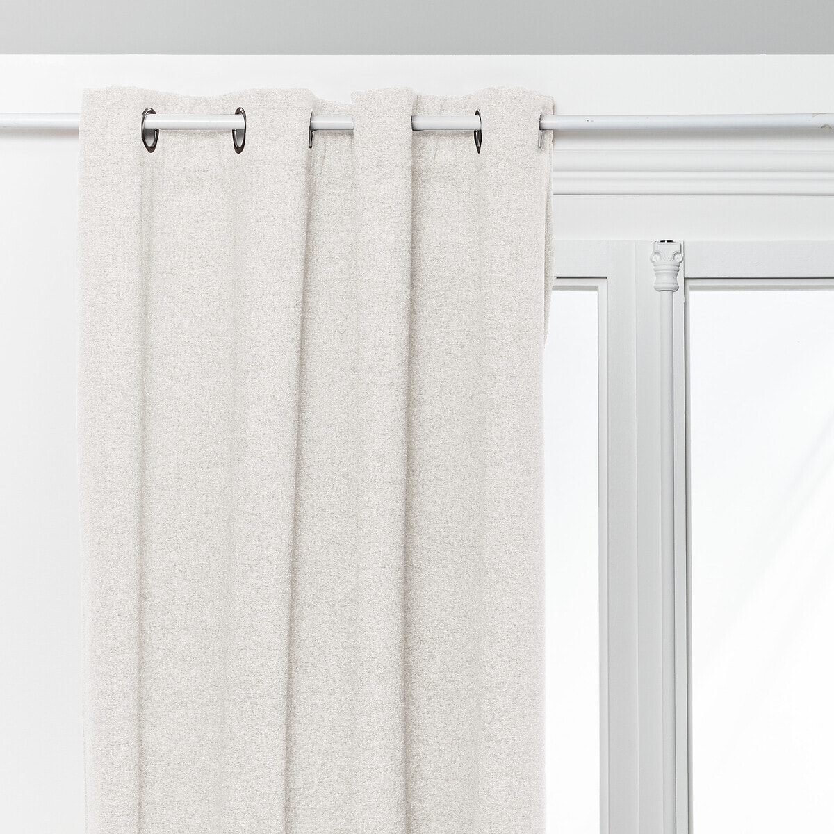 Rideau isolant occultant Soana blanc ivoire 140x260cm