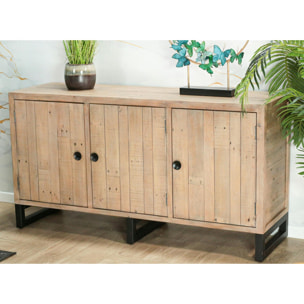 Buffet en bois recyclé 3 portes AUCKLAND